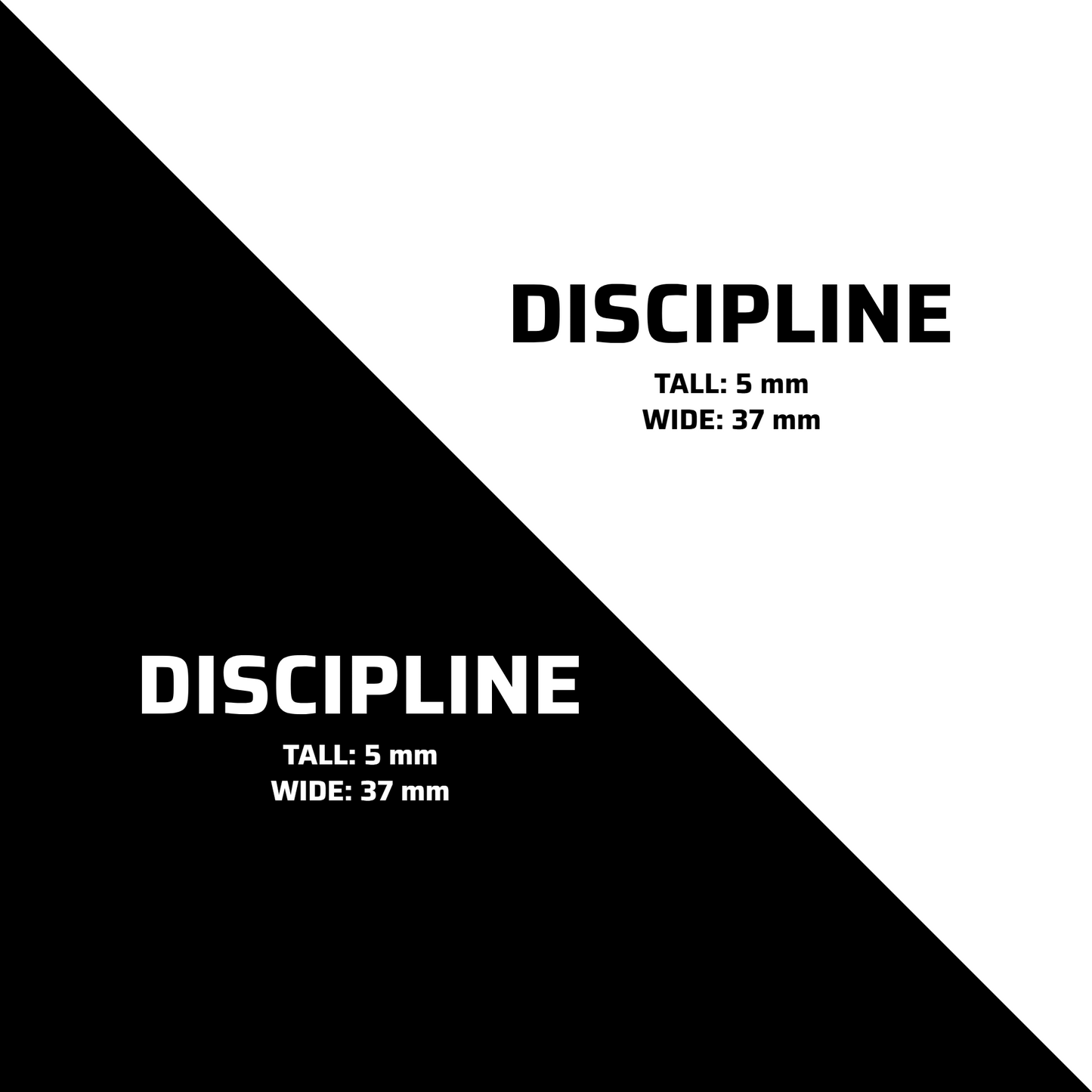 DISCIPLINE