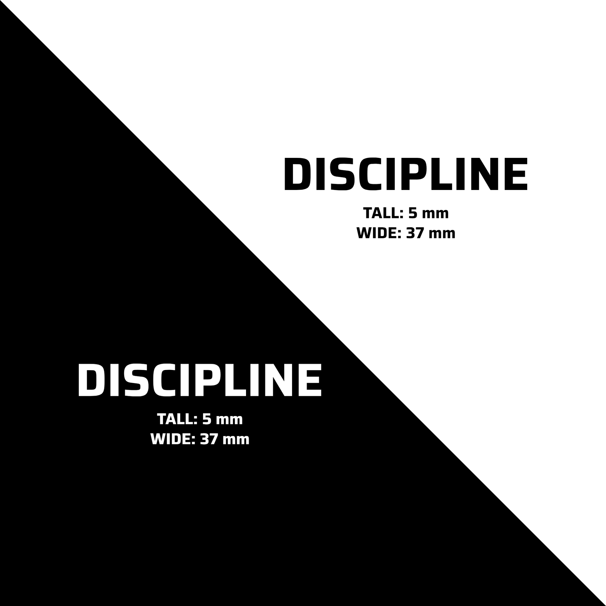 DISCIPLINE