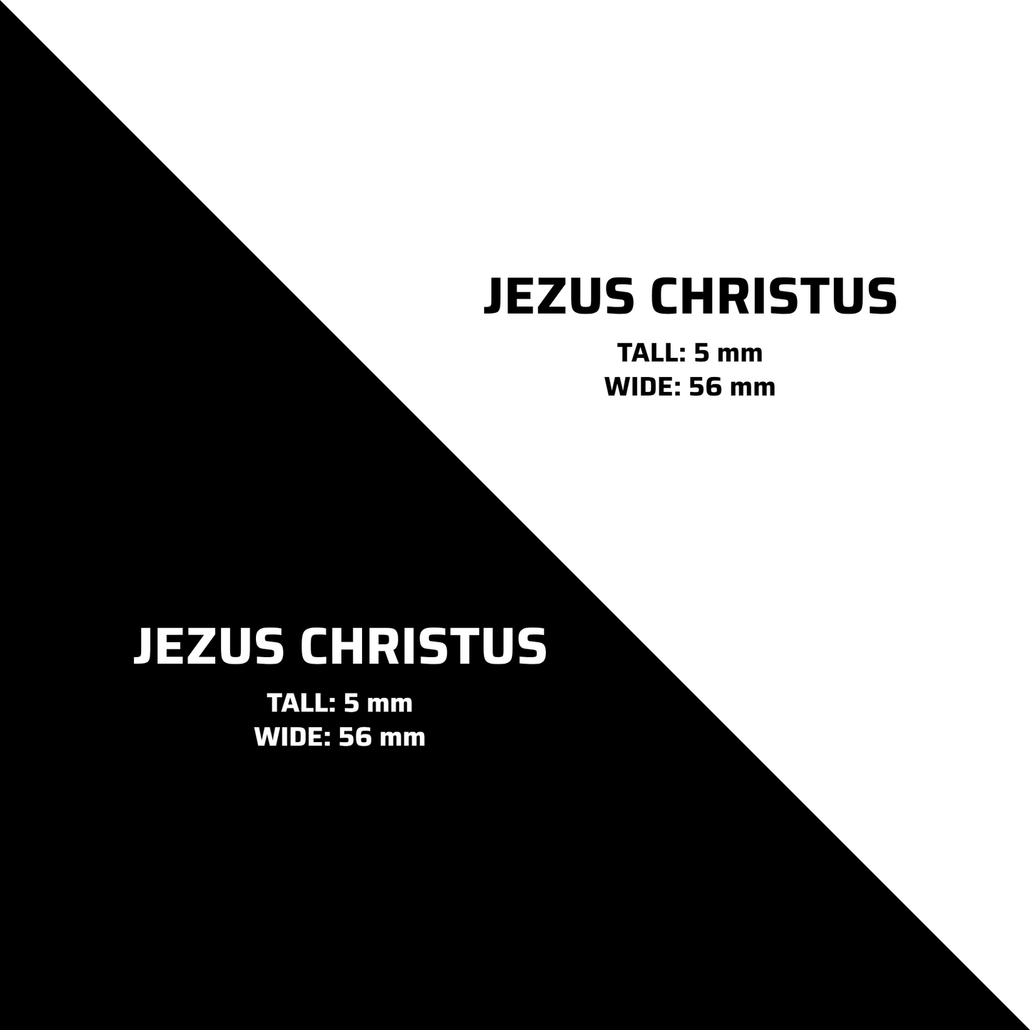 JEZUS CHRISTUS