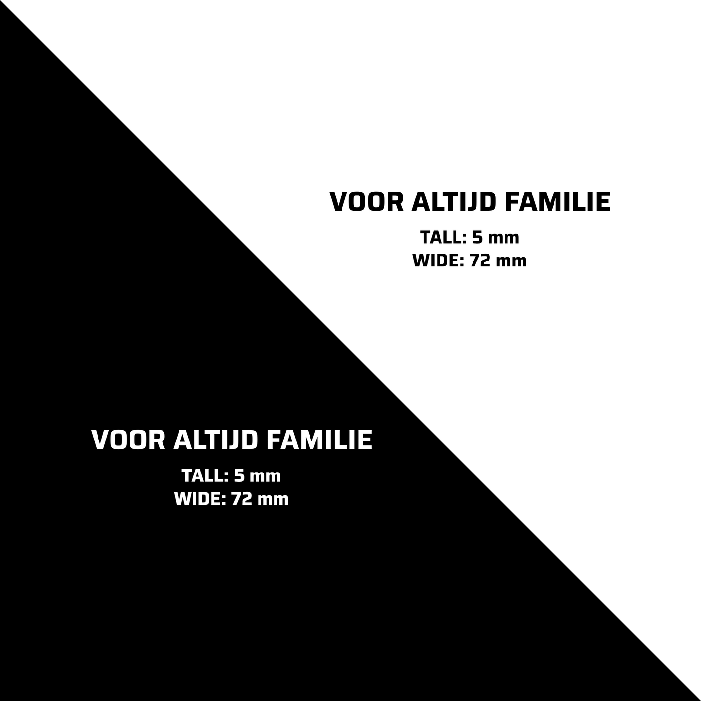 VOOR ALTIJD FAMILIE